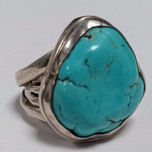 Gorgeous Navajo turquoise STUNNING ring. 😍😍